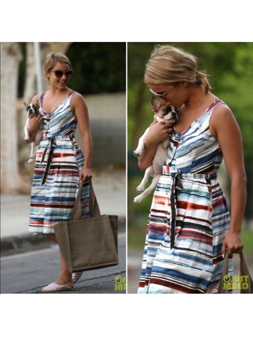 Anthropologie Moulinette Souers Afterlight Striped Dress Size 8 NWT - Picture 3 of 13